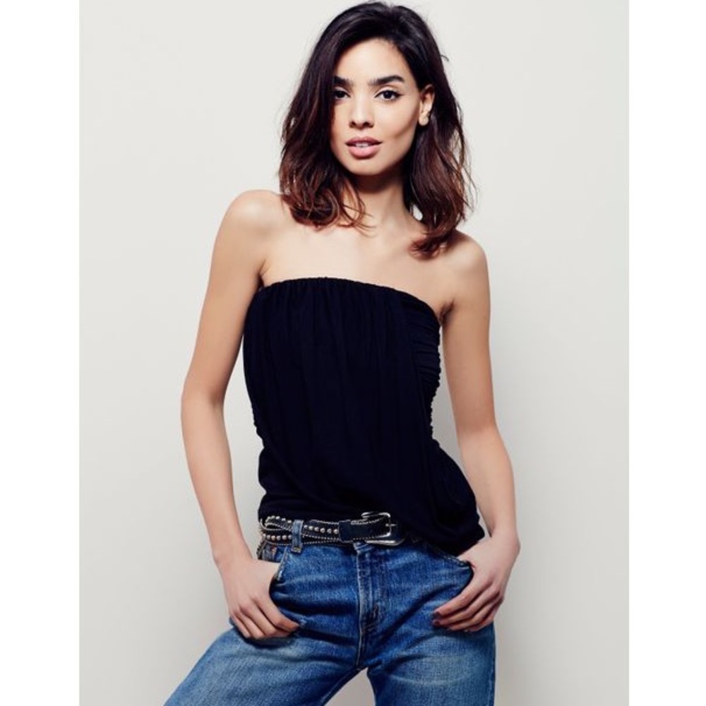 Free People Ana’s Tube Top in Black